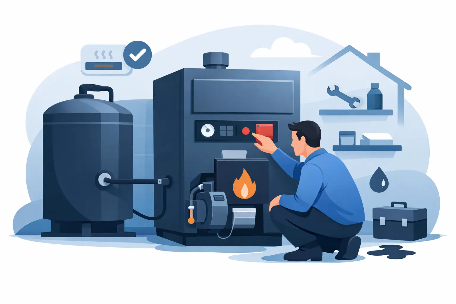Read more about the article How to Reset Oil Boiler Safely at Home